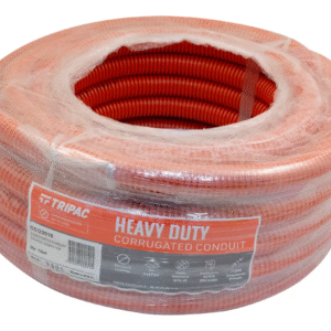 TRIPAC CORRUGATED CONDUIT ORANGE 20MM X 10M
