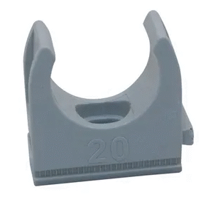 TRIPAC CONDUIT U CLIP PVC 20MM GREY (100/each) CLIP20-P