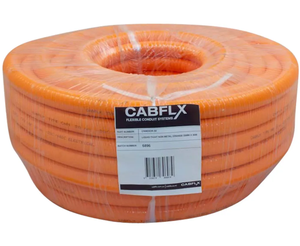 CABFLX LIQUID TIGHT NON METAL ORANGE