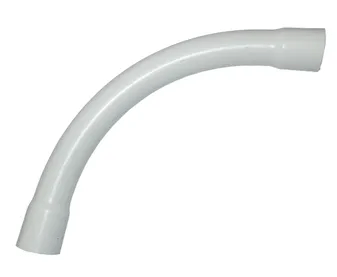 TRIPAC FITTING SWEEP BEND 90DEG COMM 20MM WHITE (20/each) COMB20-90