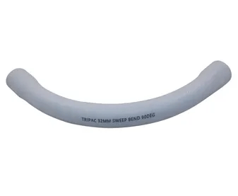 TRIPAC FITTING SWEEP BEND 90DEG COMM 32MM WHITE (1/each) COMB32-90
