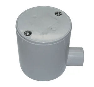 TRIPAC JUNCTION BOX DEEP 1 WAY ENTRY 20MM GREY (10/each) DJB1-20