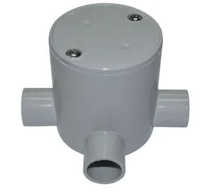 TRIPAC JUNCTION BOX DEEP 3 WAY ENTRY 20MM GREY (10/each) DJB3-20