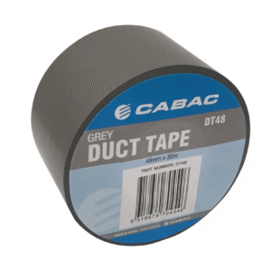 CABAC Duct Tape Grey 30m roll 48mm Wide (1/each) DT48