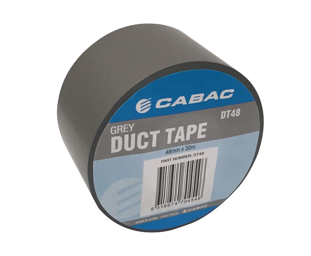 CABAC Duct Tape Grey 30m roll 48mm Wide (1/each) DT48