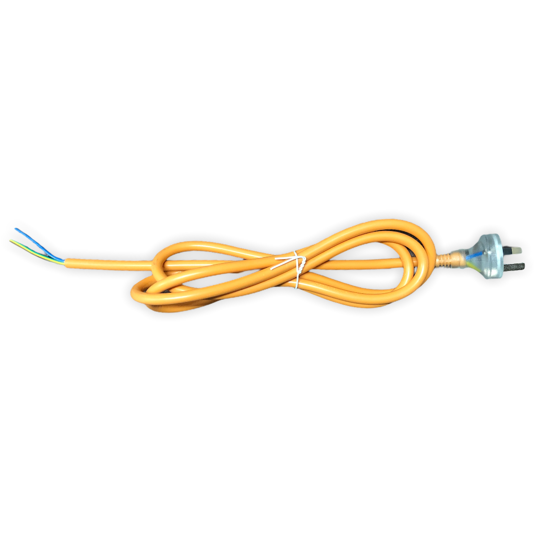 Transco Flex and Plug 3 Pin 3 Core 2m Orange FP3H