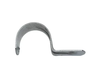 TRIPAC SADDLE HALF ZINC PLATED 5MM HOLE 20MM (100/each) HS20-5-P
