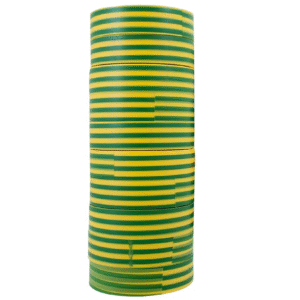 CABAC Insulation Tape Yellow Green 10 Rolls (10/each) ITYG/10