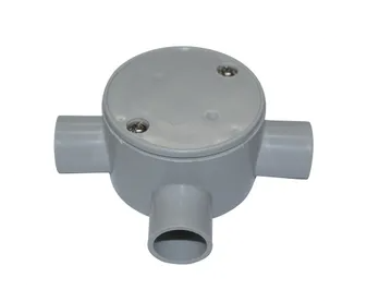 TRIPAC JUNCTION BOX SHALLOW 3 WAY ENTRY 20MM (10/each) JB3-20