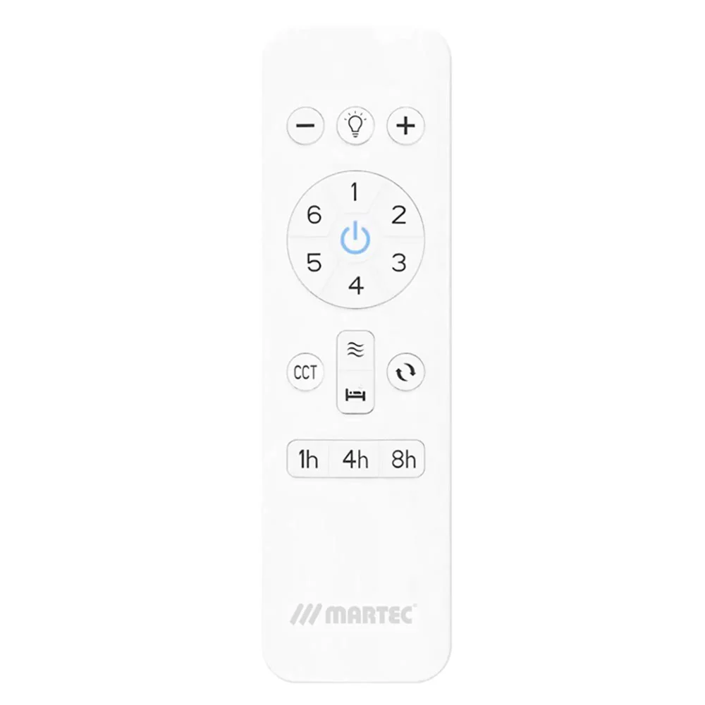 Martec Avoca DC 1220mm 3 ABS Blade WIFI & Remote Control Ceiling Fan with Variable Dim 20w CCT LED Light Matt Black MADC1233MMR