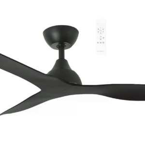Martec Avoca DC 1220mm 3 ABS Blade WIFI & Remote Control Ceiling Fan Only Matt Black MADC123MMR