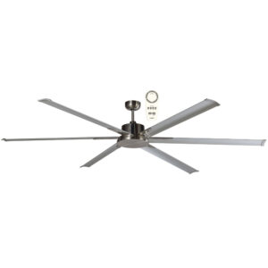 Martec Albatross DC Remote Control Ceiling Fan Motor Only Pack Brushed Nickel MAFMBR