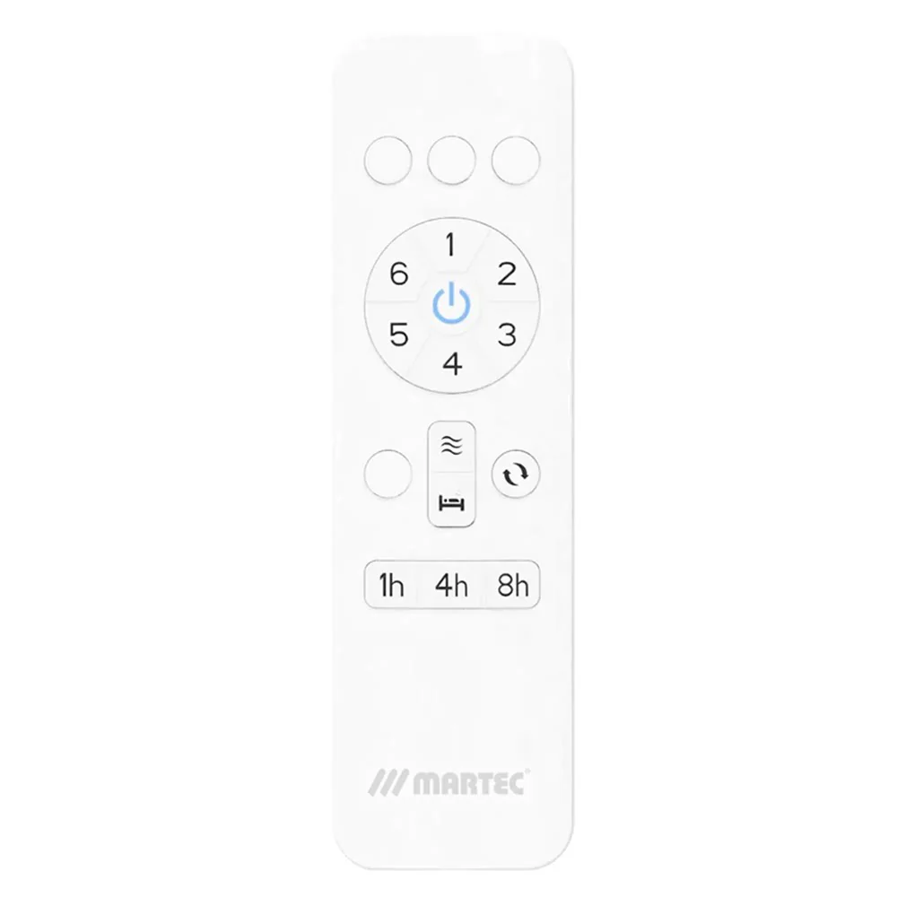 Martec Genoa DC 1270mm 3 ABS Blade WIFI & Remote Control Ceiling Fan Only Matt Black MGDC133M