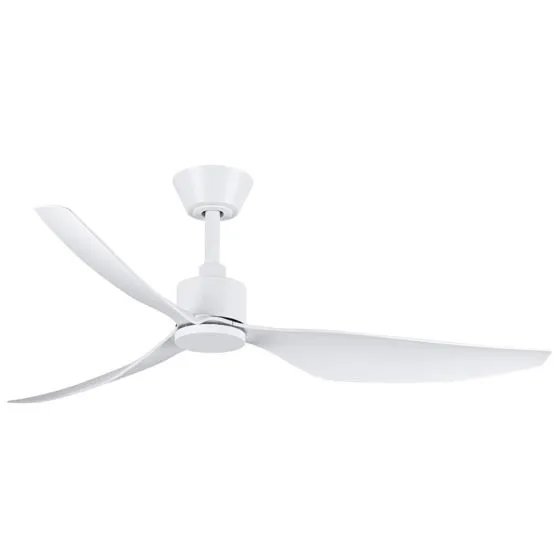 Martec Genoa DC 1270mm 3 ABS Blade WIFI & Remote Control Ceiling Fan Only Matt White MGDC133W