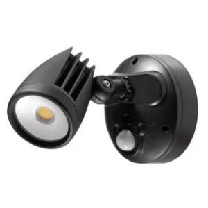 Martec Fortress PRO LED Flood Light Outdoor IP65 Single Spot 18w Tricolour Matt Black MLXFP3451M