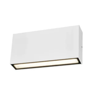 Martec Modus 6W LED Tricolour Wall Exterior Small White MLXM3456W
