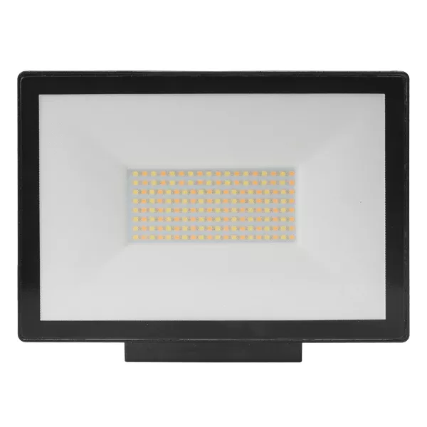 Martec Opal LED Outdoor Flood Light with Flex & Plug 200w Trico- lour Matt Black MLXO345200M