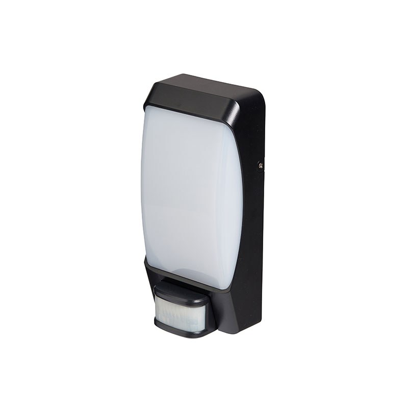 Martec Sonar LED Outdoor Bunker Light Sensor 10w Tricolour Matt Black MLXS34510MS