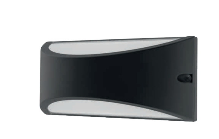 Martec Taurus E27 Flush Wall Exterior Matt Black MLXTE27M