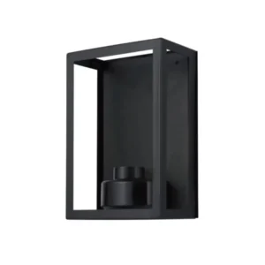 Martec Vancouver E27 Flush Wall Exterior Large Matt Black MLXVE27FLM