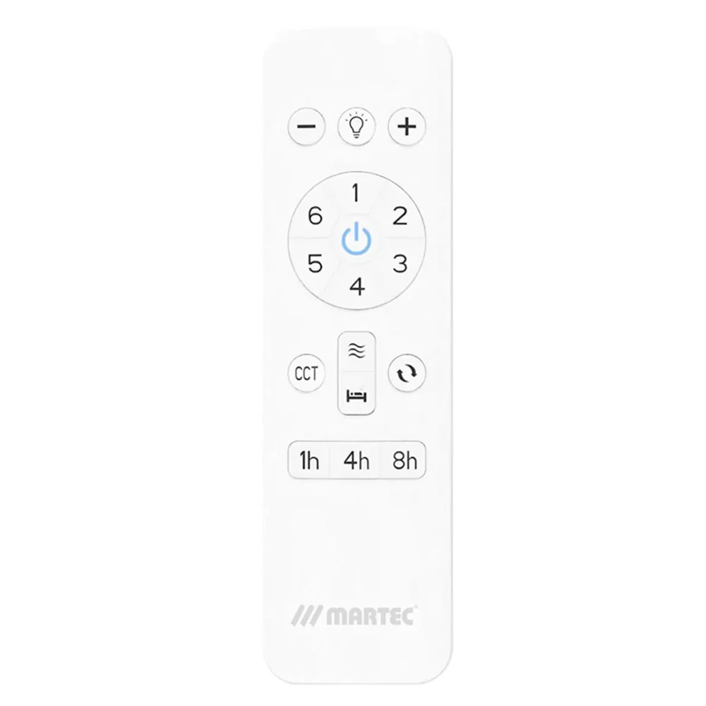 Martec Riviera DC 1320mm 3 ABS Blade WIFI & Remote Control Ceiling Fan with Variable Dim 15w CCT LED Light Antique Bronze/Charcoal MRDC1333ACH