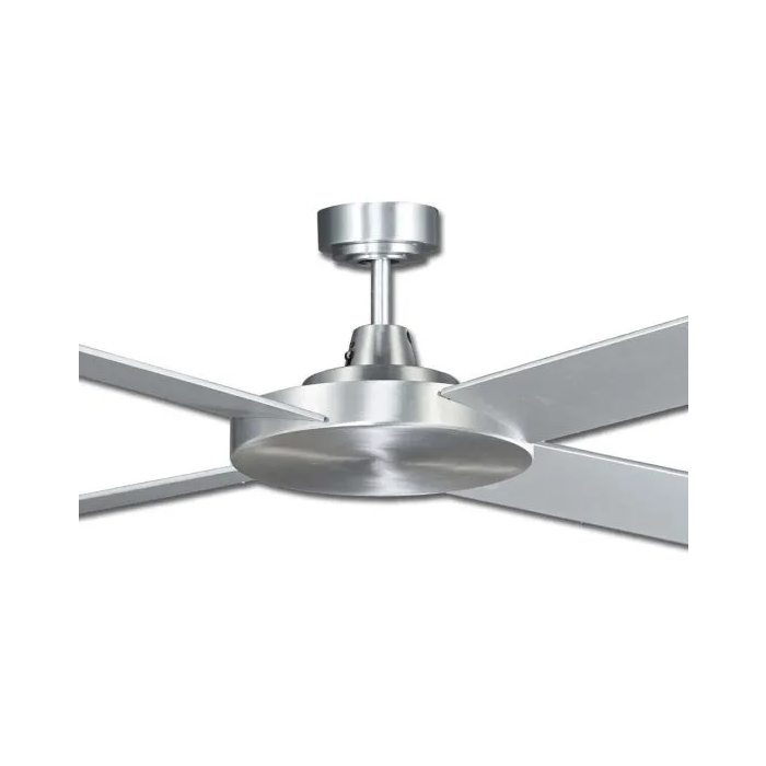 Martec Razor 1320mm 4 Blade Ceiling Fan Only Brushed Alu- minium MRF134B