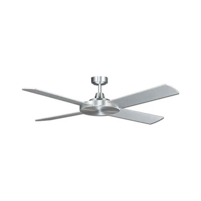 Martec Razor 1320mm 4 Blade Ceiling Fan Only Brushed Alu- minium MRF134B
