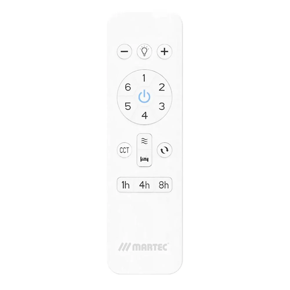 Martec Scorpion DC 1066mm 3 ABS Blade WIFI & Remote Control Ceiling Fan with Variable Dim 20w CCT LED Light Matt Black MSDC1033M