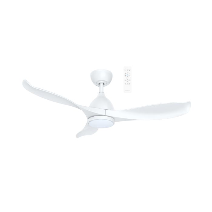 Martec Scorpion DC 1066mm 3 ABS Blade WIFI & Remote Control Ceiling Fan with Variable Dim 20w CCT LED Light Matt White MSDC1033W