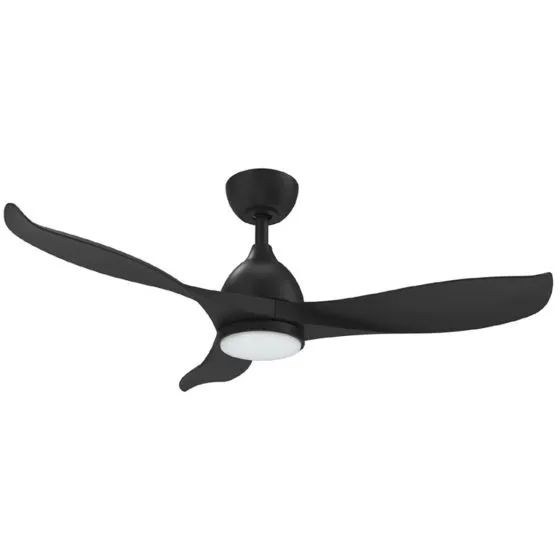 Martec Scorpion DC 1320mm 3 ABS Blade WIFI & Remote Control Ceiling Fan with Variable Dim 20w CCT LED Light Matt Black MSDC1333M