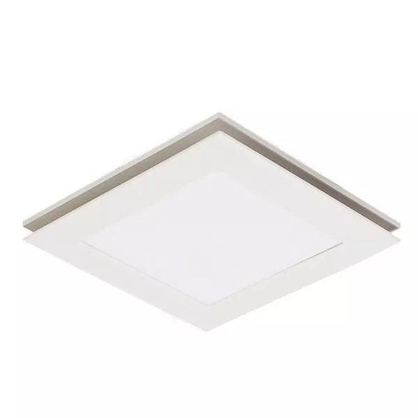 Martec Flow Square 300mm Exhaust Fan & 12w Tricolour LED Light White MXFLFS30W