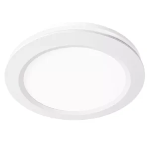 Martec Saturn Round 200mm Exhaust Fan White with 13w Tricolour LED Light MXFSLR25W