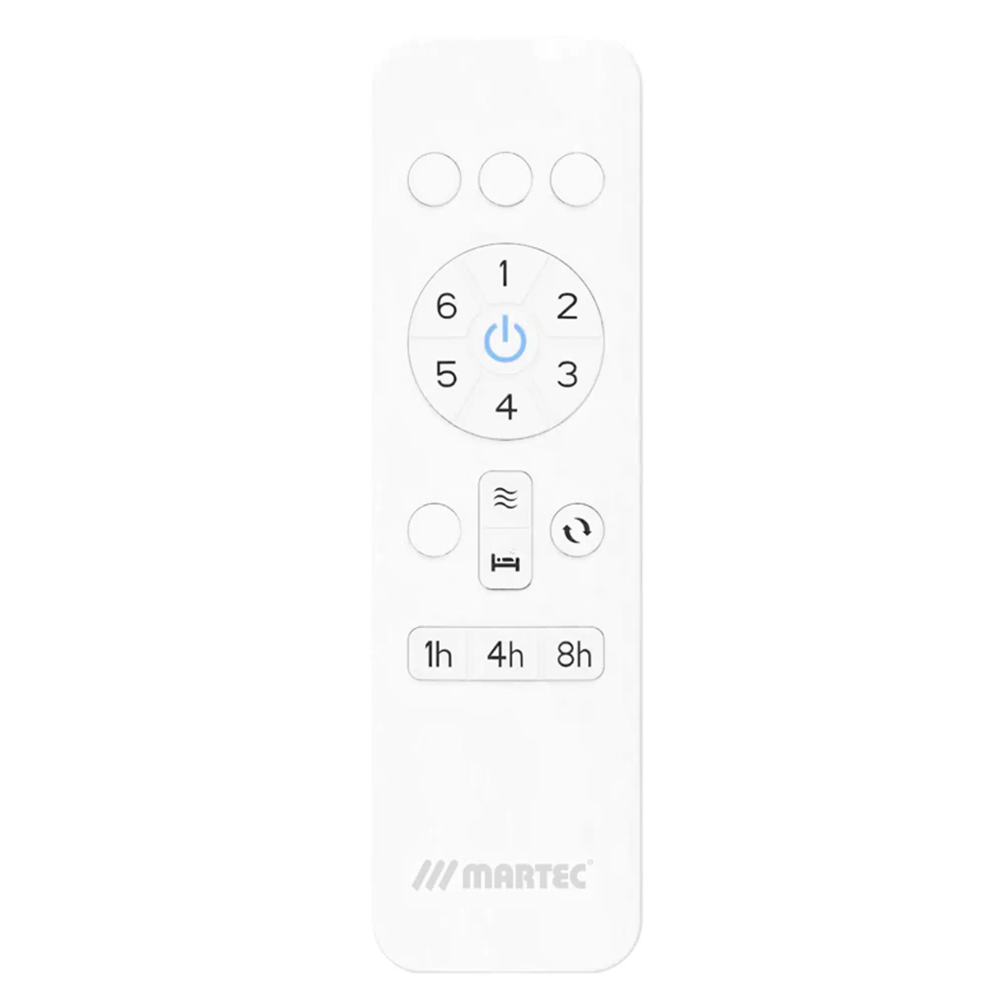 Martec Metro DC Close to Ceiling 3 ABS Blade 1320mm Hugger WIFI & Remote Control Ceiling Fan Matt White MDCM133W
