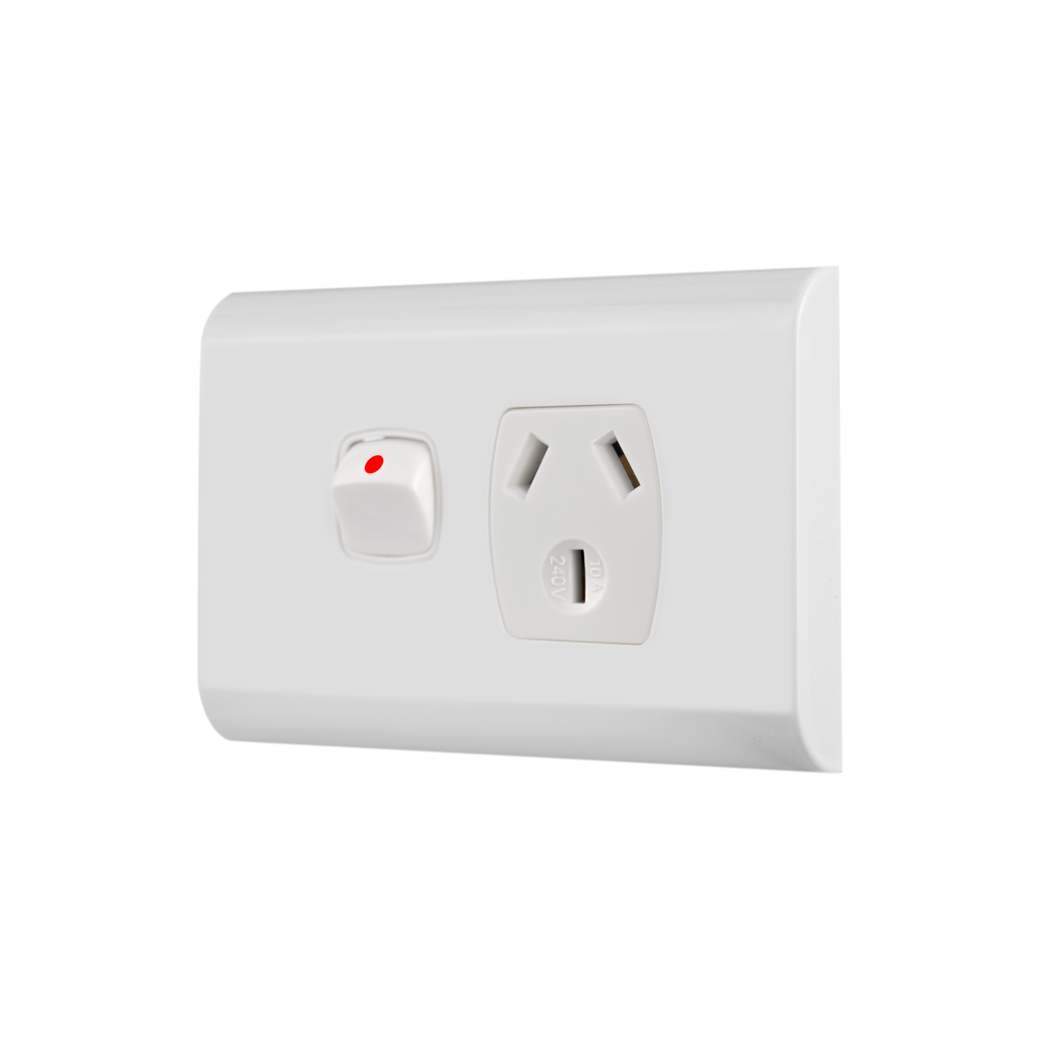 Transco Power Point Single 10a Powerclip P1