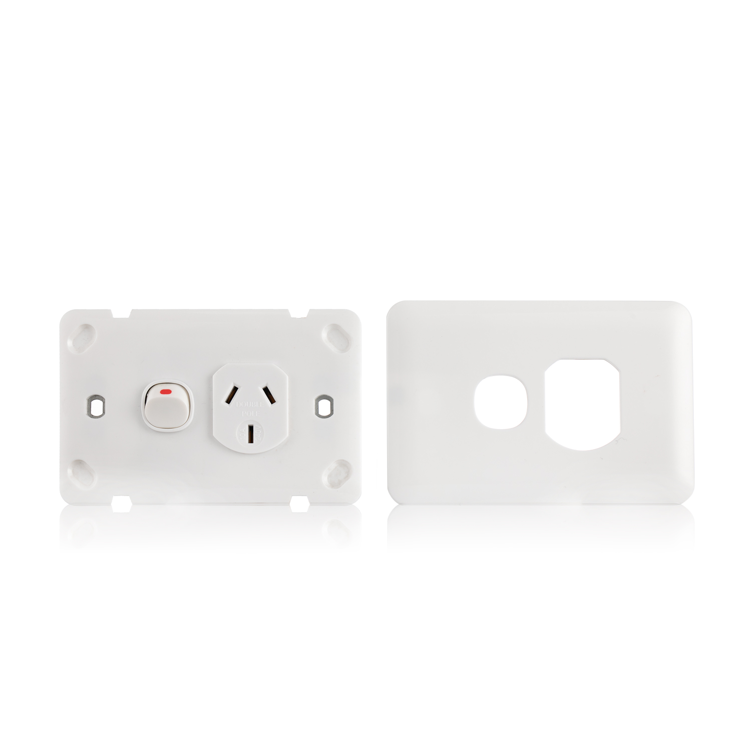 Transco Power Point Single 15a Slim Wafer P1W15