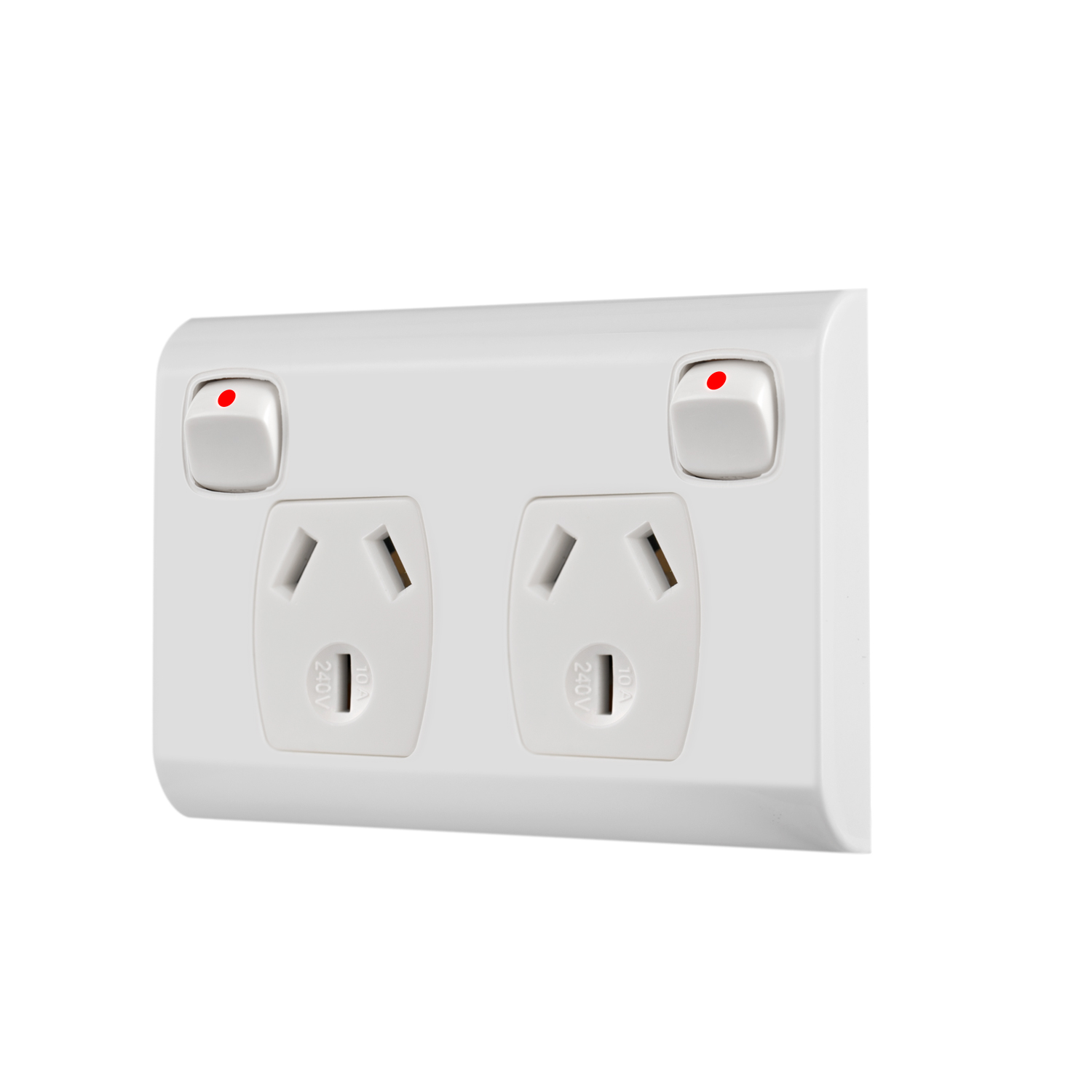 Transco Power Point Double 10a Powerclip P2