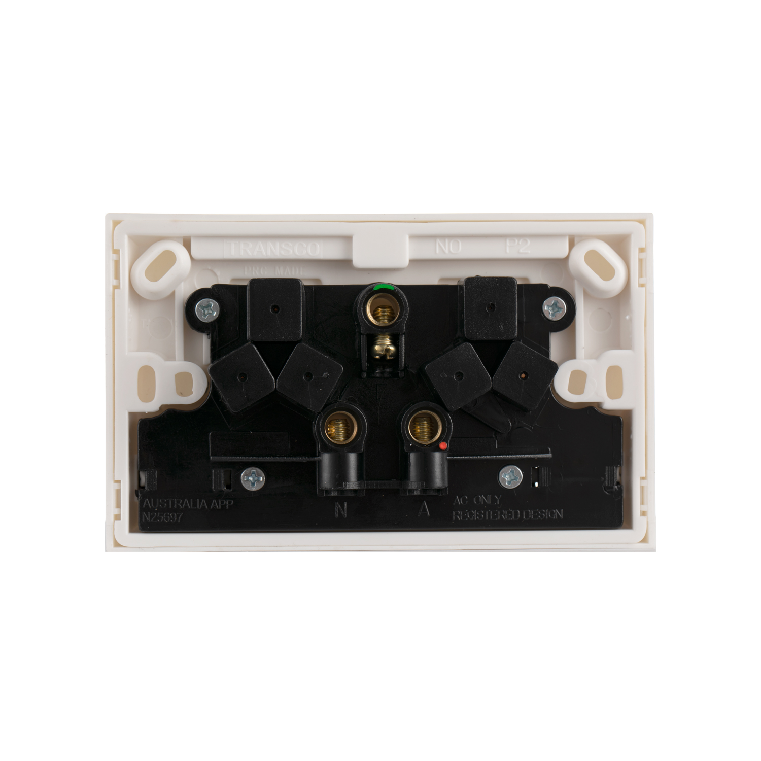 Transco Power Point Double 15a Powerclip P2/15