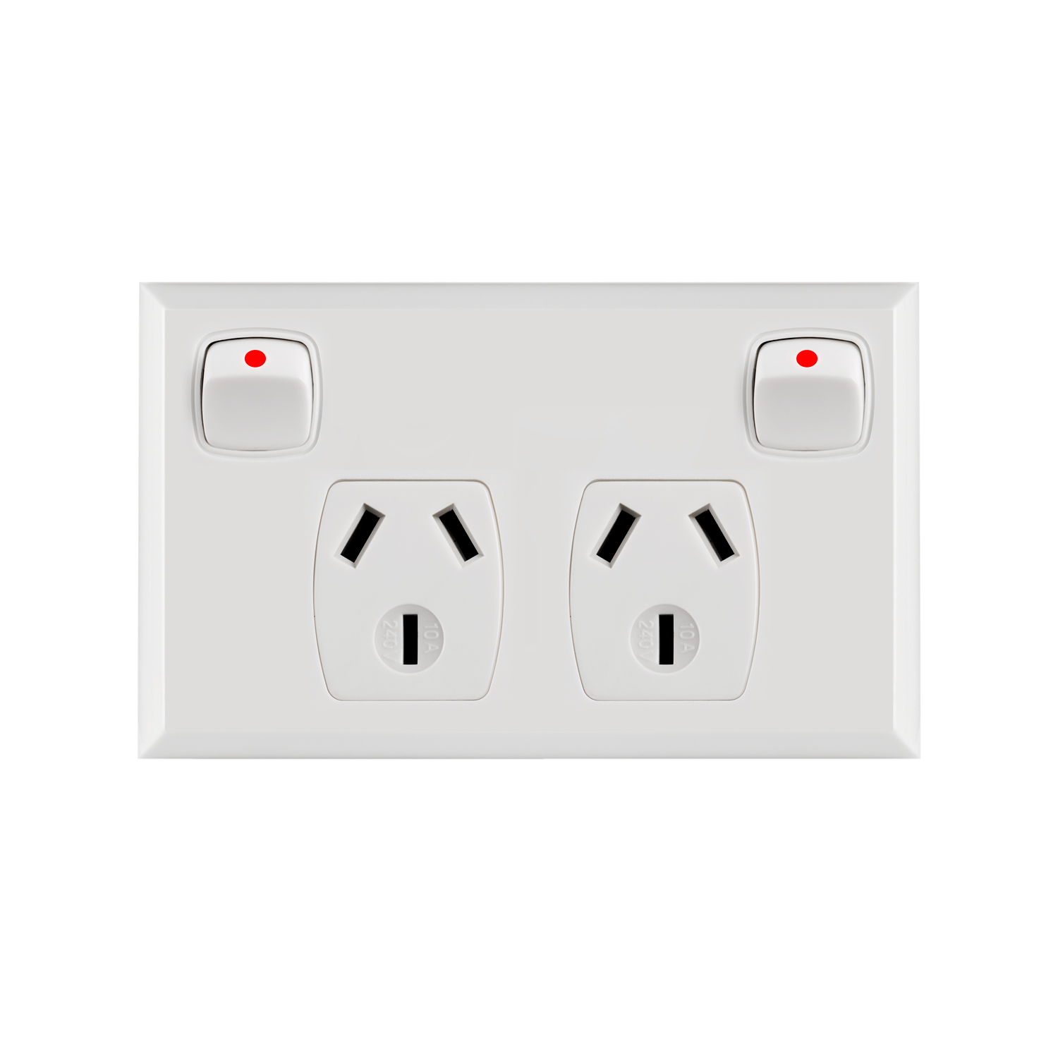 Transco Power Point Double 10a Powerclip P2