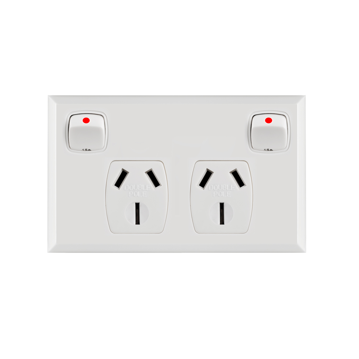 Transco Power Point Double 15a Double Pole P2D15