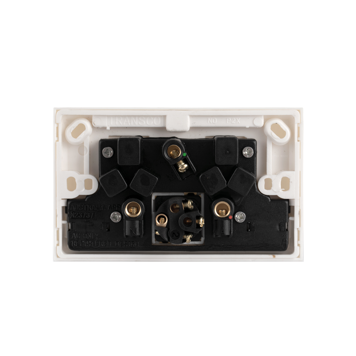 Transco Power Point Double Extra Switch Powerclip P2X