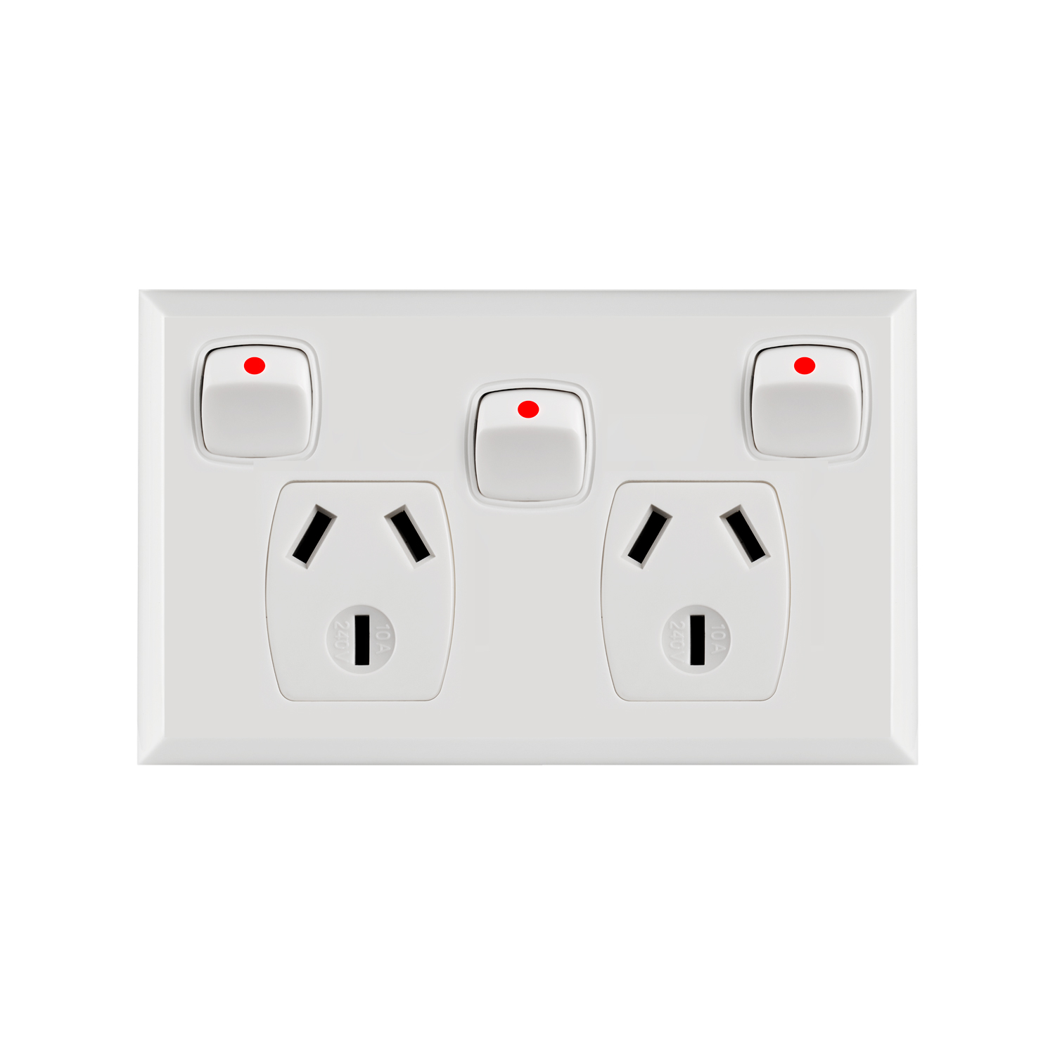 Transco Power Point Double Extra Switch Powerclip P2X