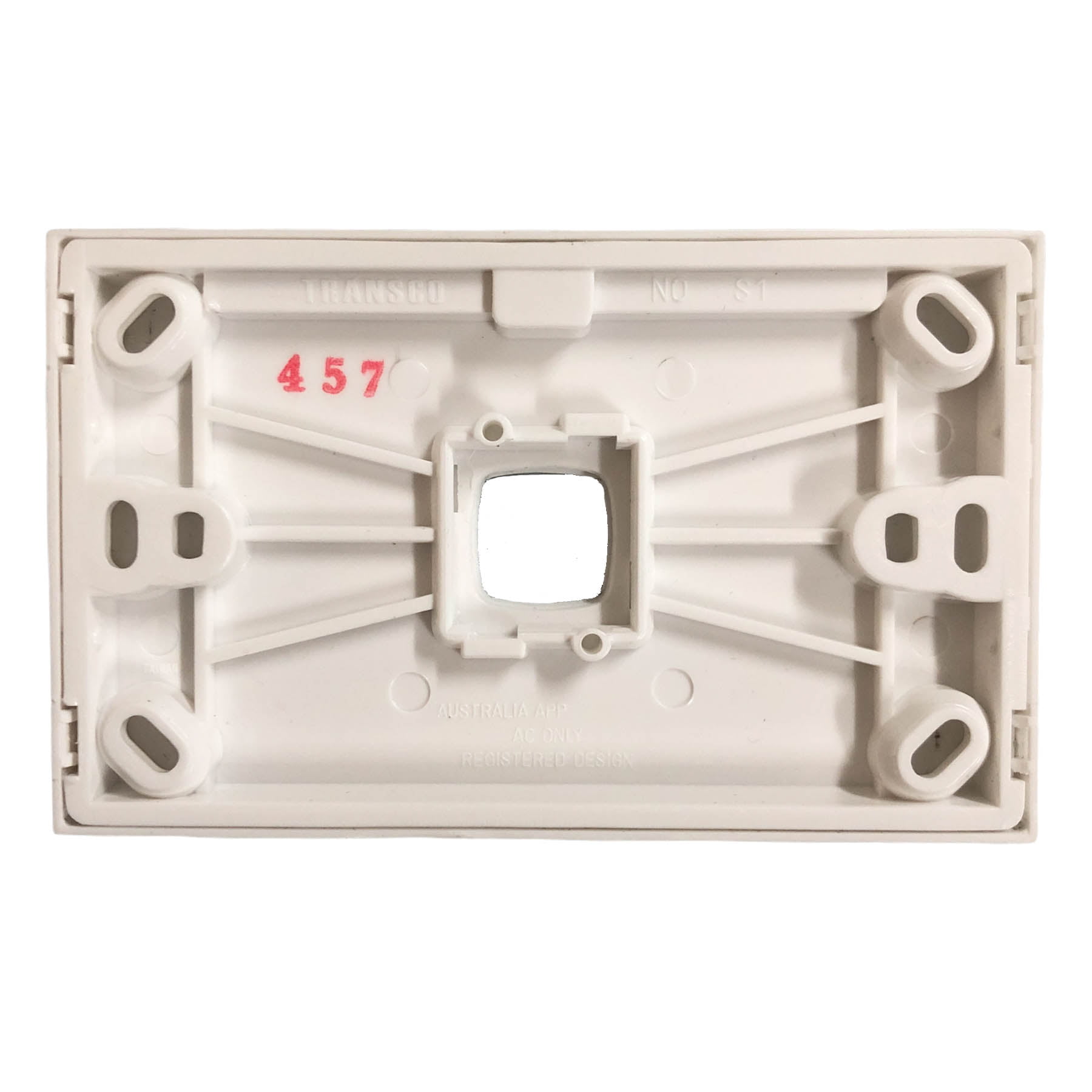 Transco Switch 1 Gang Body Cover S1BC