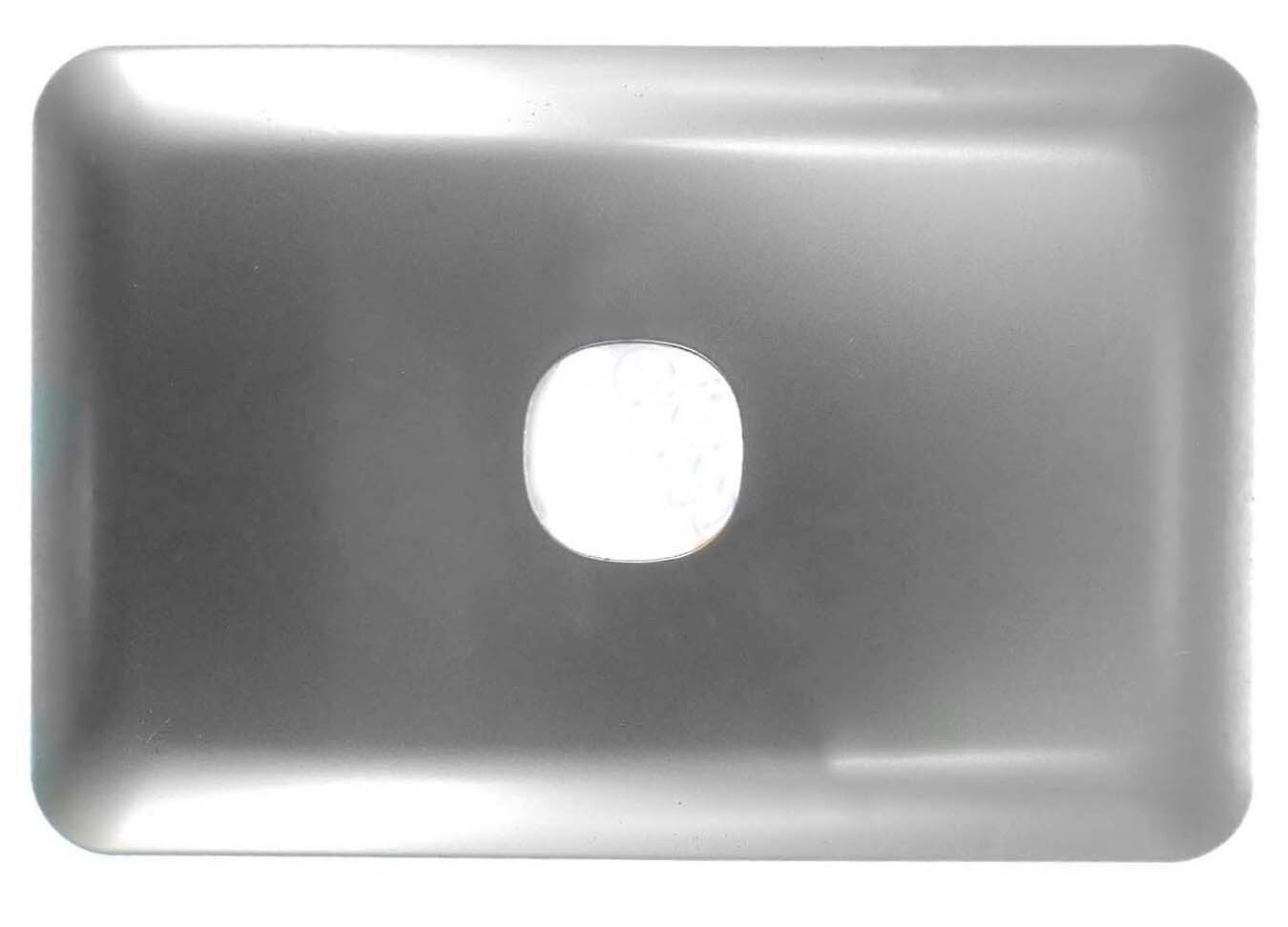 Transco Switch 1 Gang Elite Silver Cover S1WC/SC