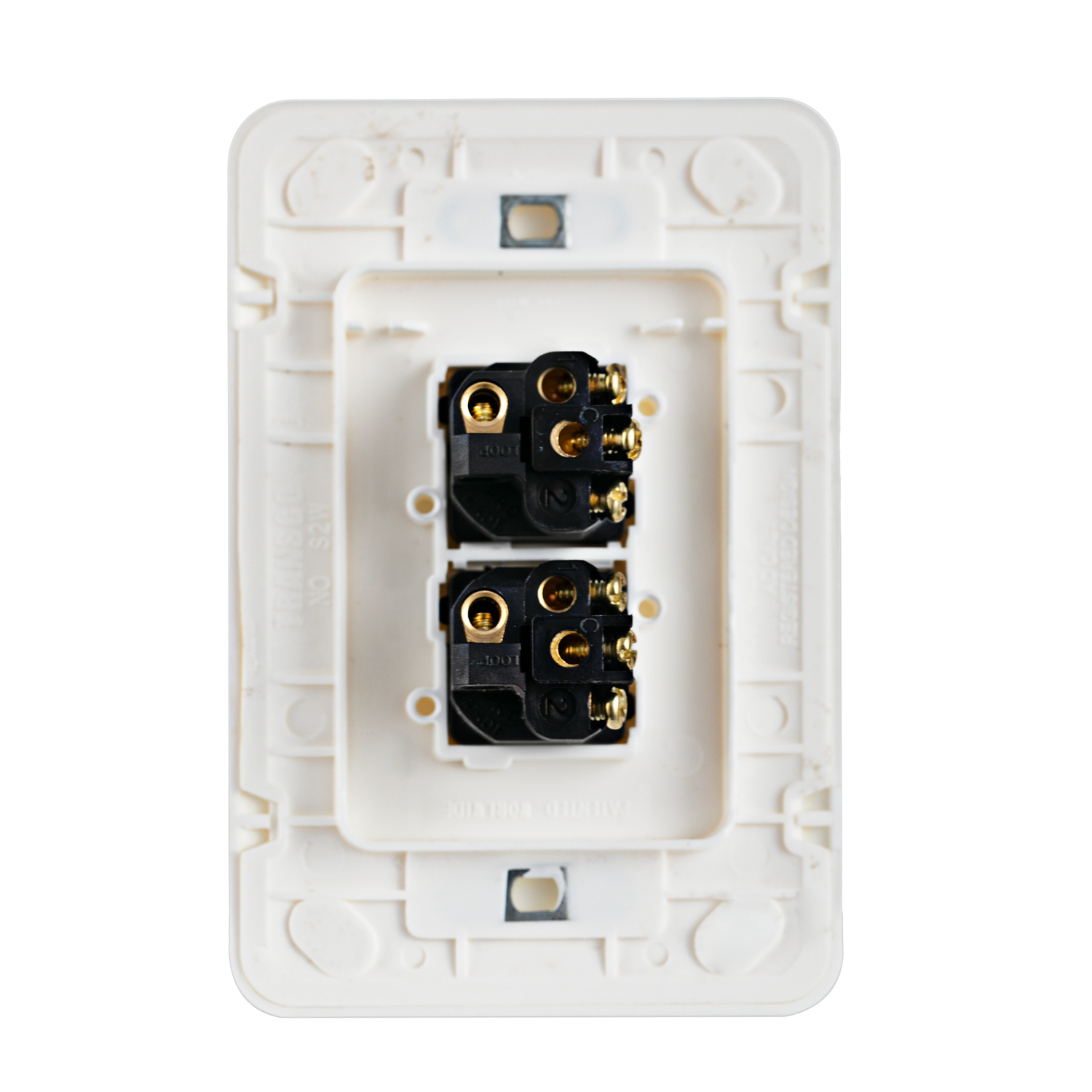 Transco Switch 2 Gang 10a Slim Wafer S2W