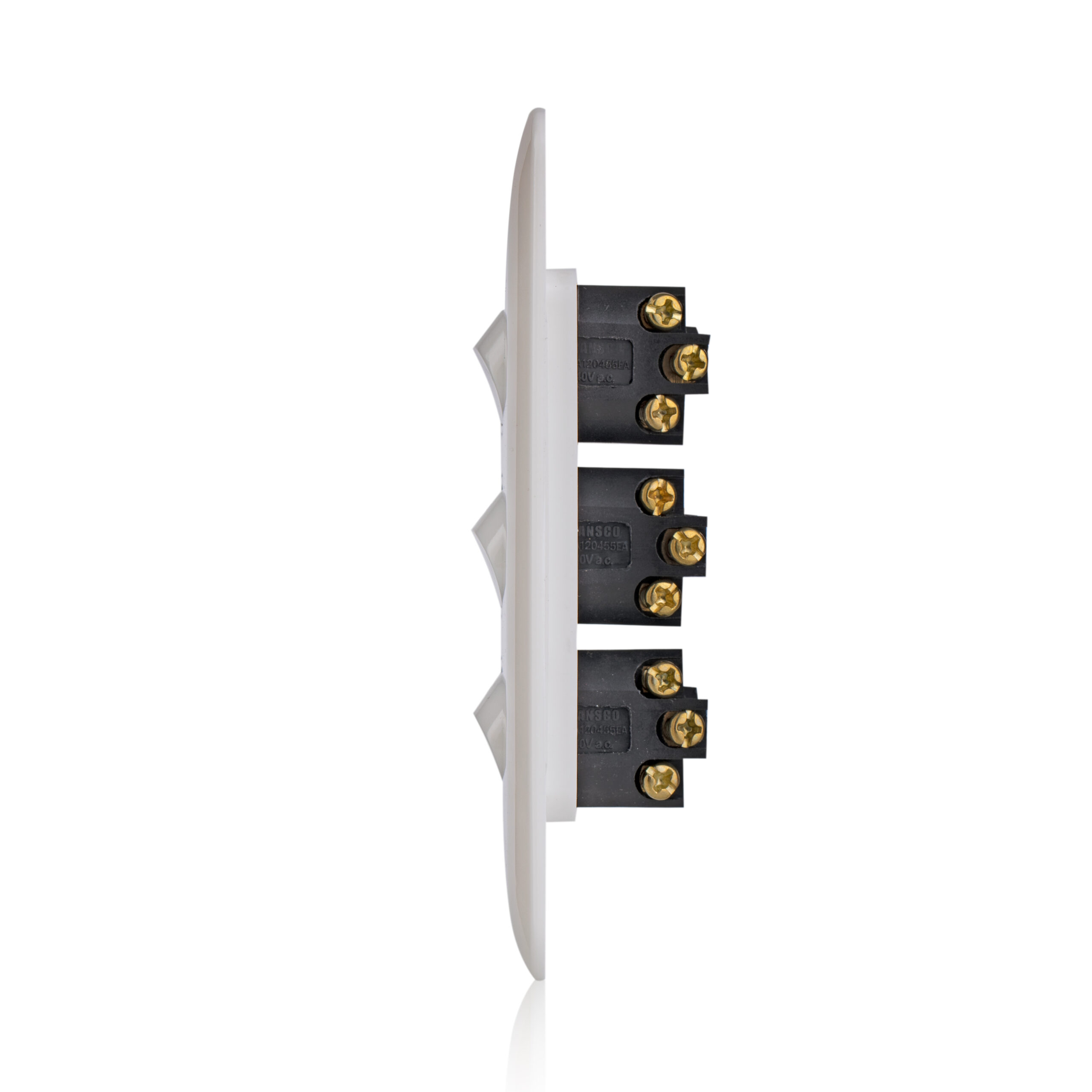 Transco Switch 3 Gang 10a Slim Wafer S3W
