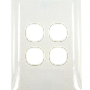 Transco Switch 4 Gang 10a Slim Wafer Body Cover S4W/BC