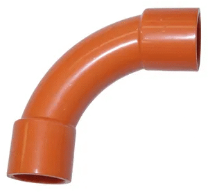 TRIPAC FITTING STD BEND PVC 20MM ORANGE (20/each) SBO20-P