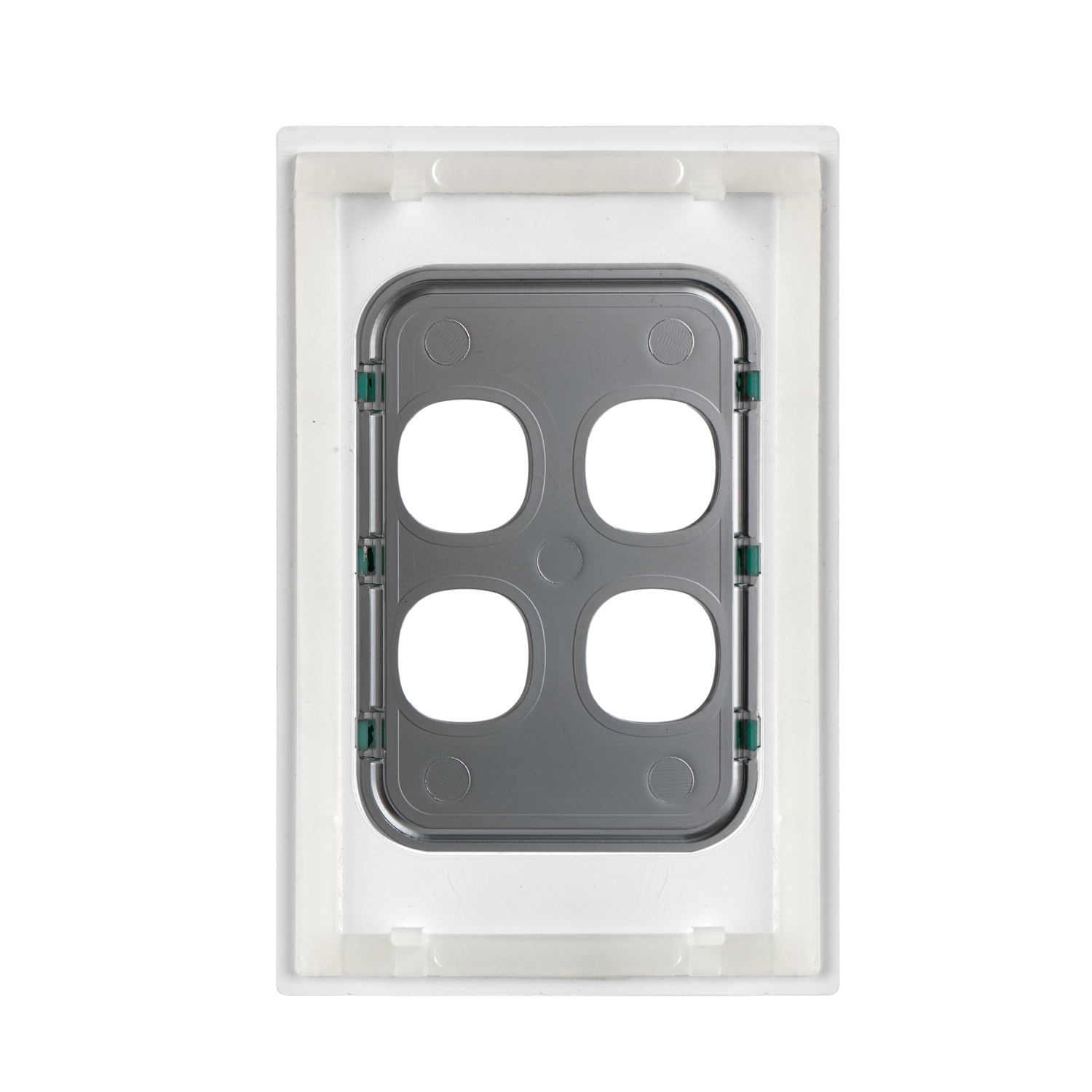Transco Glass four gang switch body and cover only T4G