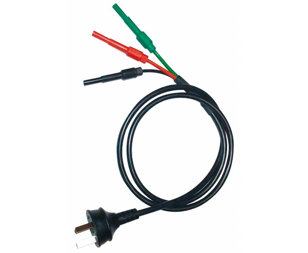 CABAC Aust. Plug to 3 Core Banana Plug Adaptor (1/each) TEL-EL