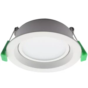 Martec Arte Gimble 10w Tricolour LED Downlight White TLAG34510WD